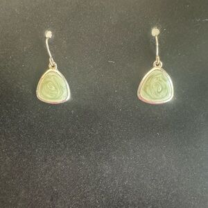 Silver and blue/gray Earrings